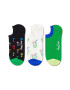 Happy Socks Set de sosete pana la glezna unisex 3 perechi - Pled.ro