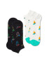 Happy Socks Set de sosete pana la glezna unisex cu imprimeu grafic 2 perechi - Pled.ro