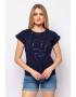 Heavy Tools Tricou din amestec de bumbac cu imprimeu Meti - Pled.ro