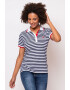 Heavy Tools Tricou polo cu model in dungi Doretta - Pled.ro