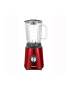 Heinner Blender de masa Vitality 1000 1000W bol sticla 1.5L 3 viteze+Pulse 6 lame detasabile din inox inox rosu - Pled.ro