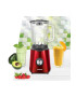 Heinner Blender de masa Vitality 1000 1000W bol sticla 1.5L 3 viteze+Pulse 6 lame detasabile din inox inox rosu - Pled.ro