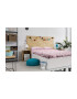 Heinner Home Lenjerie de pat pentru 2 persoane Pink Cherry bumbac 100% 132TC 4 piese king size - Pled.ro