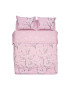 Heinner Home Lenjerie de pat pentru 2 persoane Pink Cherry bumbac 100% 132TC 4 piese king size - Pled.ro