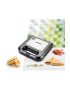 Heinner Sandwich maker 750 W placi antiadezive fixe tip grill Negru/Inox - Pled.ro