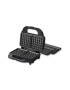 Heinner Sandwich maker 900 W placi XL 2 placi detasabile antiadezive: waffle grill Negru/Rosu - Pled.ro