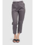 Helmidge Pantaloni chino crop cu talie inalta - Pled.ro