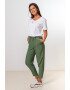 Hermosa Pantaloni jogger cu talie ajustabila Gloria - Pled.ro