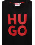 HUGO Bluza de bumbac cu imprimeu logo - Pled.ro