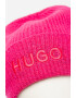 HUGO Caciula cu aspect striat si broderie logo Social - Pled.ro