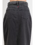 HUGO Fusta de denim cu slit frontal - Pled.ro