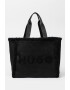 HUGO Geanta tote cu logo texturat Becky - Pled.ro