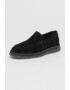 HUGO Pantofi loafer uni de piele intoarsa - Pled.ro