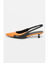 HUGO Pantofi slingback cu varf ascutit de piele si piele ecologica Alexis - Pled.ro