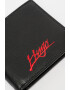 HUGO Portofel de piele cu logo brodat Handwritten - Pled.ro