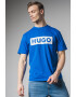 HUGO Tricou cu decolteu la baza gatului si imprimeu logo Nico - Pled.ro