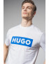 HUGO Tricou cu decolteu la baza gatului si imprimeu logo Nico - Pled.ro