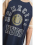 HUGO Tricou cu decolteu la baza gatului si maneci raglan - Pled.ro