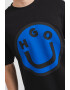 HUGO Tricou din bumbac cu imprimeu grafic si logo - Pled.ro