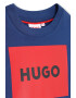 HUGO Tricou din bumbac cu imprimeu logo - Pled.ro