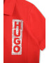 HUGO Tricou polo din amestec de bumbac cu imprimeu logo - Pled.ro