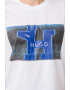 HUGO Tricou regular fit cu logo - Pled.ro