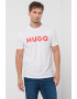 HUGO Tricou regular fit cu logo contrastant Dulivio - Pled.ro