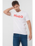 HUGO Tricou regular fit cu logo contrastant Dulivio - Pled.ro