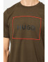 HUGO Tricou regular fit cu logo supradimensionat Dumex - Pled.ro