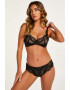 Hunkemoller Chiloti brazilieni de dantela cu aspect semi-transparent Daisy - Pled.ro