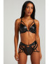 Hunkemoller Chiloti brazilieni transparenti cu barete multiple - Pled.ro