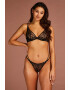 Hunkemoller Sutien de plasa cu broderie florala - Pled.ro