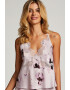 Hunkemoller Top de pijama cu model floral - Pled.ro