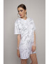 Instinctive Rochie supradimensionata cu model doodles - Pled.ro