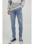 Jack & Jones Blugi slim fit cu nasturi si detalii cu aspect deteriorat - Pled.ro