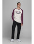 Jack&Jones Bluza cu imprimeu si maneci raglan - Pled.ro