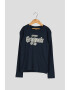 Jack&Jones Bluza cu imprimeu text Brad - Pled.ro