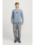 Jack & Jones Bluza de bumbac cu model logo Eaton - Pled.ro