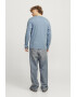 Jack & Jones Bluza de bumbac cu model logo Eaton - Pled.ro