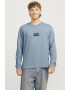 Jack & Jones Bluza de bumbac cu model logo Eaton - Pled.ro