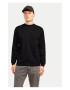 Jack & Jones Jack&Jones Longsleeve Urban Edge 12256422 Negru Loose Fit Bumbac - Pled.ro