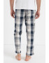 Jack & Jones Pantaloni de pijama cu model in carouri si banda logo in talie Simon - Pled.ro