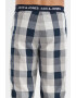 Jack & Jones Pantaloni de pijama cu model in carouri si banda logo in talie Simon - Pled.ro