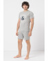 Jack & Jones Pijama scurta cu logo Aron - Pled.ro