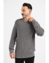 Jack & Jones Pulover de bumbac cu aspect texturat - Pled.ro