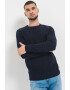 Jack & Jones Pulover de bumbac cu decolteu la baza gatului - Pled.ro