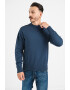 Jack & Jones Pulover din amestec de bumbac organic cu decolteu la baza gatului - Pled.ro