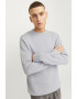 Jack & Jones Pulover din amestec de bumbac organic cu decolteu rotund - Pled.ro