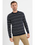 Jack & Jones Pulover din bumbac cu model in dungi Niko - Pled.ro