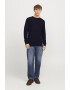 Jack & Jones Pulover slim fit striat Otto - Pled.ro